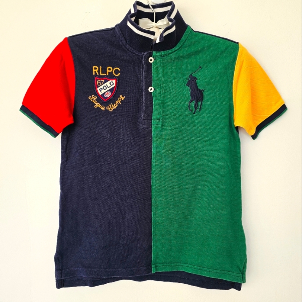 Ralph Lauren Boys Polo Shirt S (8) 100% Cotton
